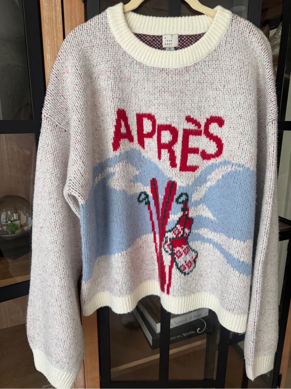 Après Skis sweater target a new day chunky knit crewneck winter skiing
